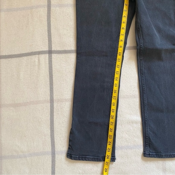 We The Free High Rise Button Fly Jeans Black Denim Women’s Size 29 - Picture 10 of 12